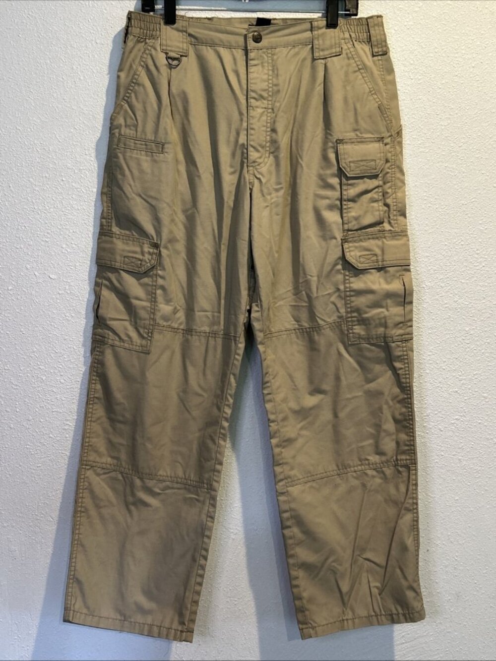 5.11 Tactical Ripstop Men’s Tactical Pants, Size 34 x 30 Kahki